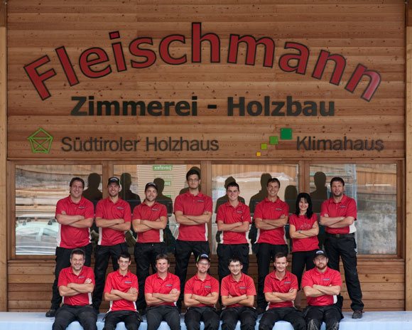 Team der Zimmerei Fleischmann